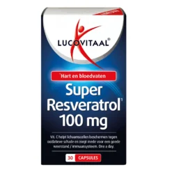 3x Lucovitaal Super Resveratrol 100 Mg