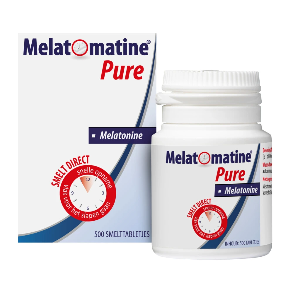 3x Melatomatine Pure Melatonine 2 3x Melatomatine Pure Melatonine - Afbeelding 2