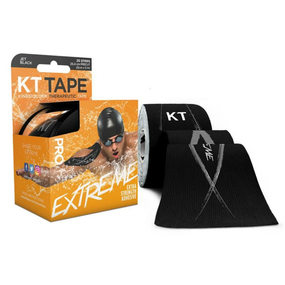 KT Tape Pro Extreme Strips Zwart 2 KT Tape Pro Extreme Strips Zwart - Afbeelding 2