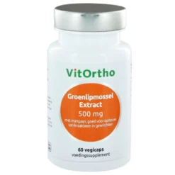 Vitortho Groenlipmossel 500 Mg