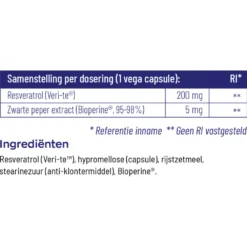Vitakruid Resveratrol 200 Mg -Gezondheidsproducten Winkel 1023954 5