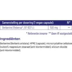 Vitakruid Berberine 500 Rebersa -Gezondheidsproducten Winkel 1029807 5