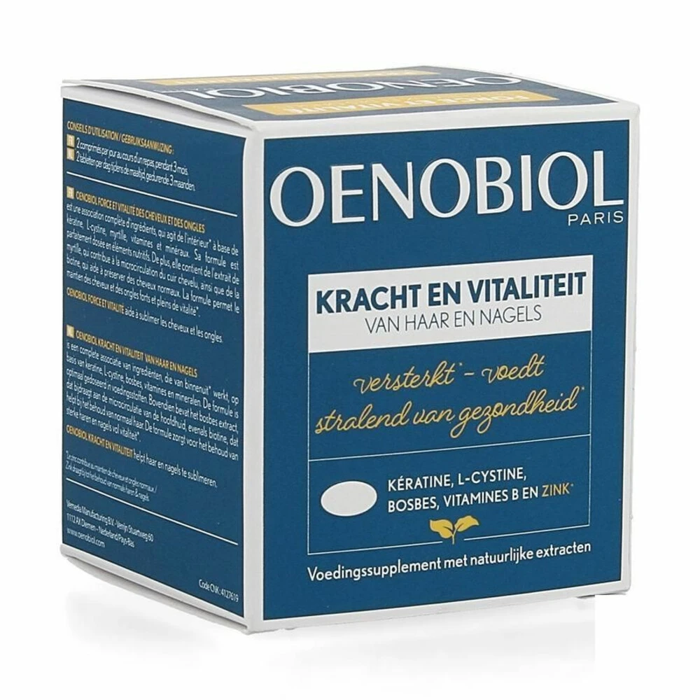 Oenobiol Kracht & Vitaliteit Van Haar En Nagels 1 Oenobiol Kracht & Vitaliteit Van Haar En Nagels