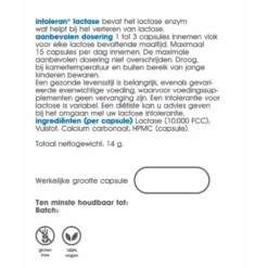 Intoleran Lactase 10.000 5 Intoleran Lactase 10.000 -Gezondheidsproducten Winkel 1036723 3