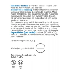 Intoleran Lactase 20.000 -Gezondheidsproducten Winkel 1036742 3