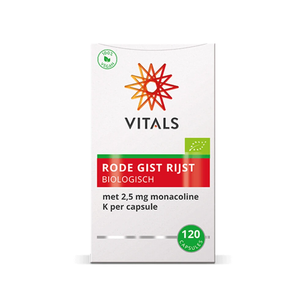 Vitals Rode Gist Rijst Bio 1 Vitals Rode Gist Rijst Bio