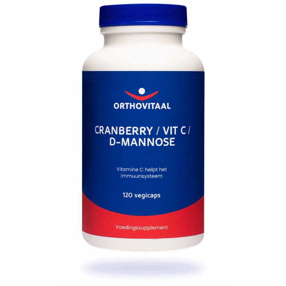 Orthovitaal Cranberry Vitamine C & D-Mannose 1 Orthovitaal Cranberry Vitamine C & D-Mannose