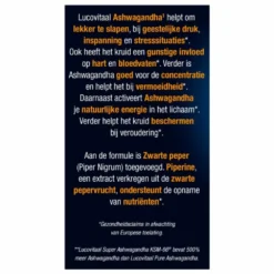 3x Lucovitaal Ashwagandha KSM-66 Super -Gezondheidsproducten Winkel 1069140 4