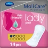 4x Molicare Premium Lady Pad 1.5 Druppels 252ml Absorptie