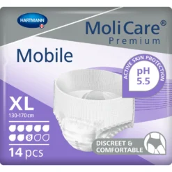 4x Molicare Premium Mobile 8 Druppels XL 2421 Ml Absorptie