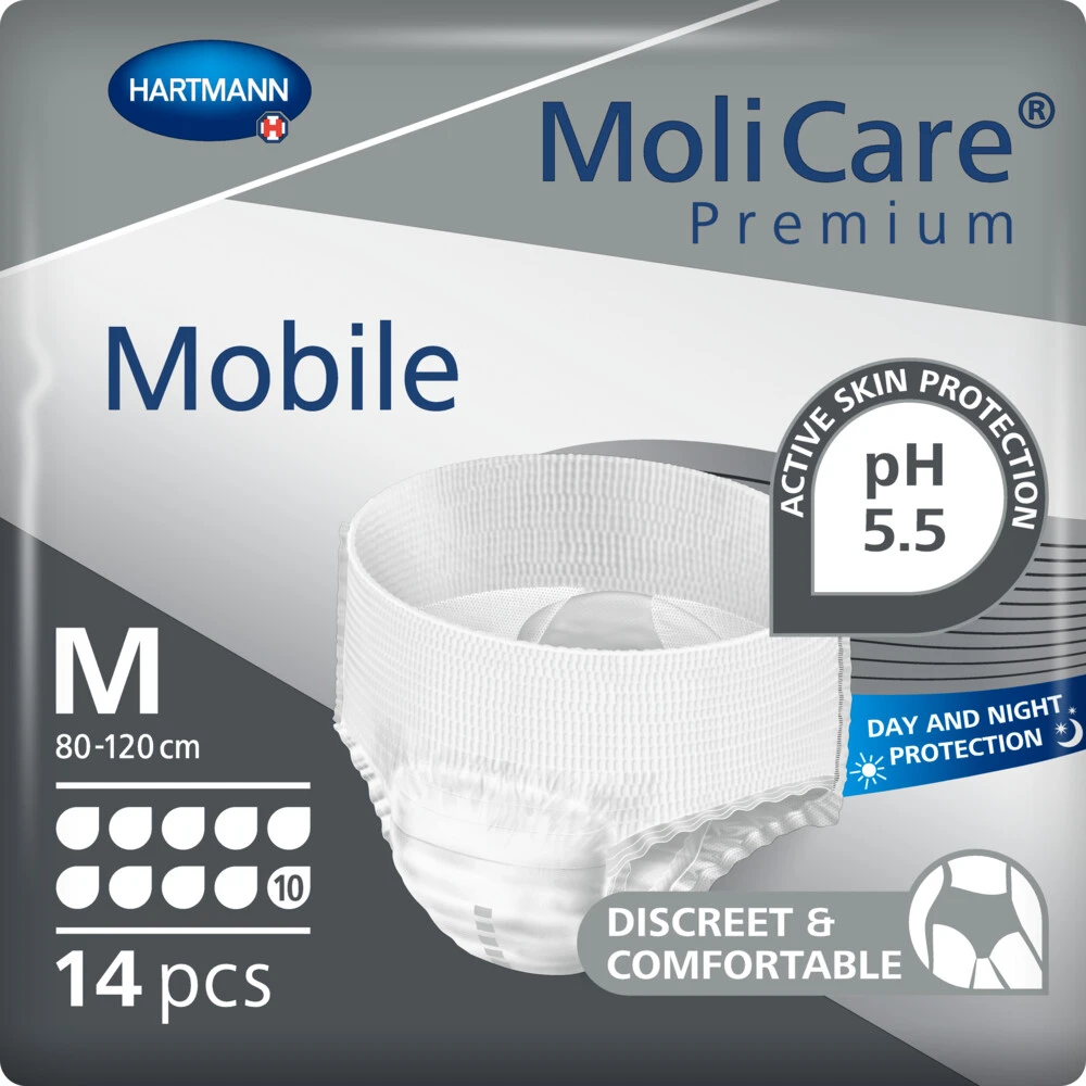 Molicare Premium Mobile 10 Druppels Medium 2421 Ml Absorptie 1 Molicare Premium Mobile 10 Druppels Medium 2421 Ml Absorptie