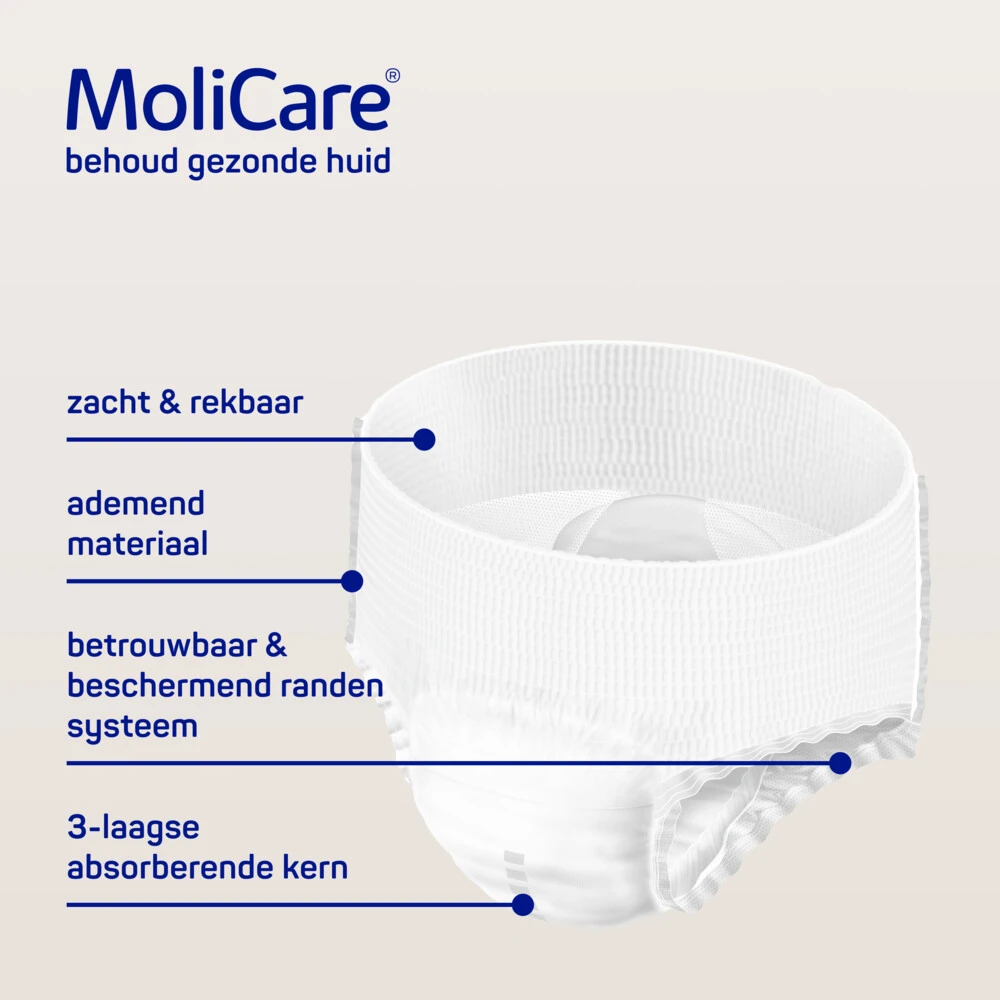 Molicare Premium Mobile 10 Druppels Medium 2421 Ml Absorptie 2 Molicare Premium Mobile 10 Druppels Medium 2421 Ml Absorptie - Afbeelding 2