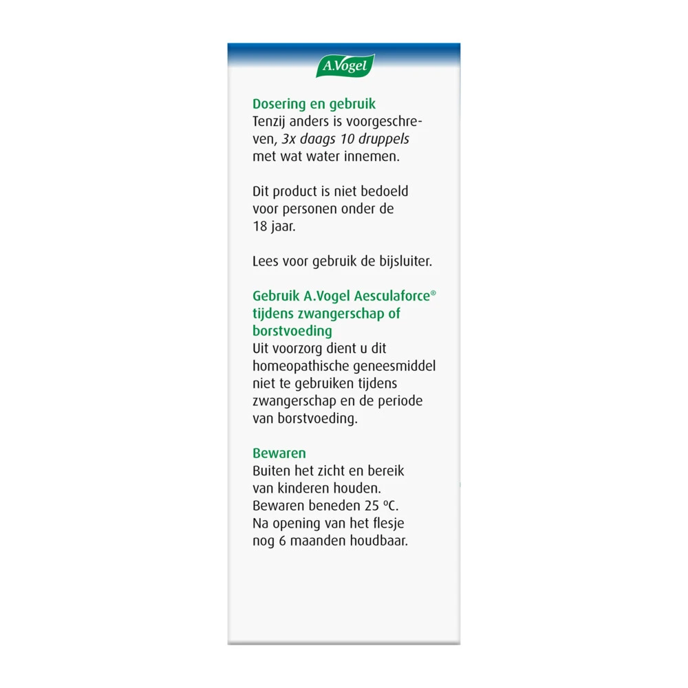 A.Vogel Aesculaforce Homeopatisch 3 A.Vogel Aesculaforce Homeopatisch - Afbeelding 3