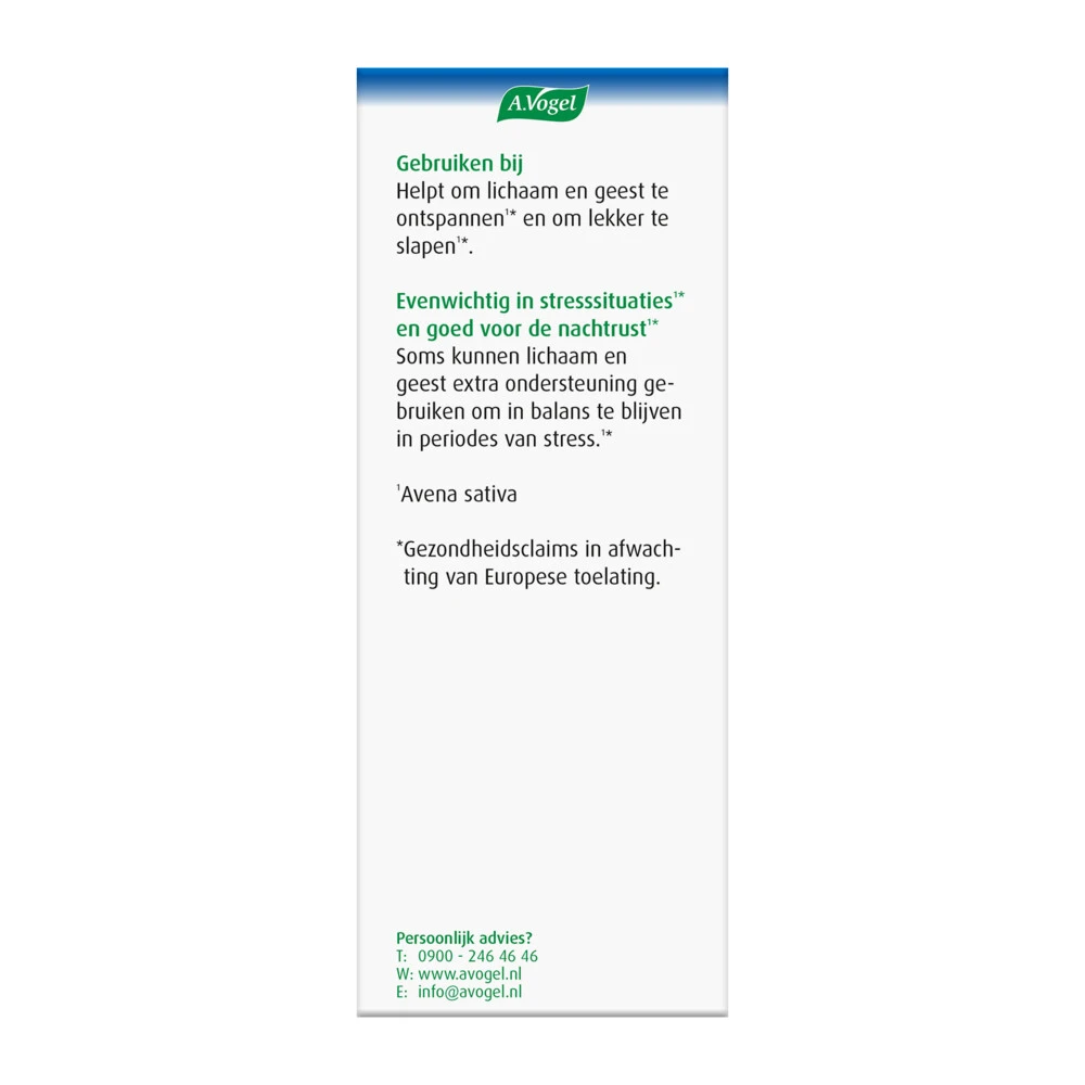 A.Vogel Avena Sativa Complex (Nacht)rust Druppels 4 A.Vogel Avena Sativa Complex (Nacht)rust Druppels - Afbeelding 4