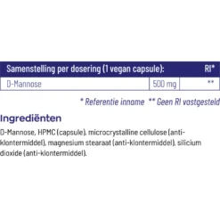 Vitakruid D-Mannose 500 -Gezondheidsproducten Winkel 739405 4