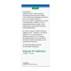 A.Vogel Echinaforce Sterk + Vitamine C 10 A.Vogel Echinaforce Sterk + Vitamine C -Gezondheidsproducten Winkel 740907 5