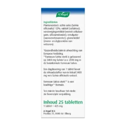 2x A.Vogel Famosan Salvia Overgang Sterk -Gezondheidsproducten Winkel 925220 5 1