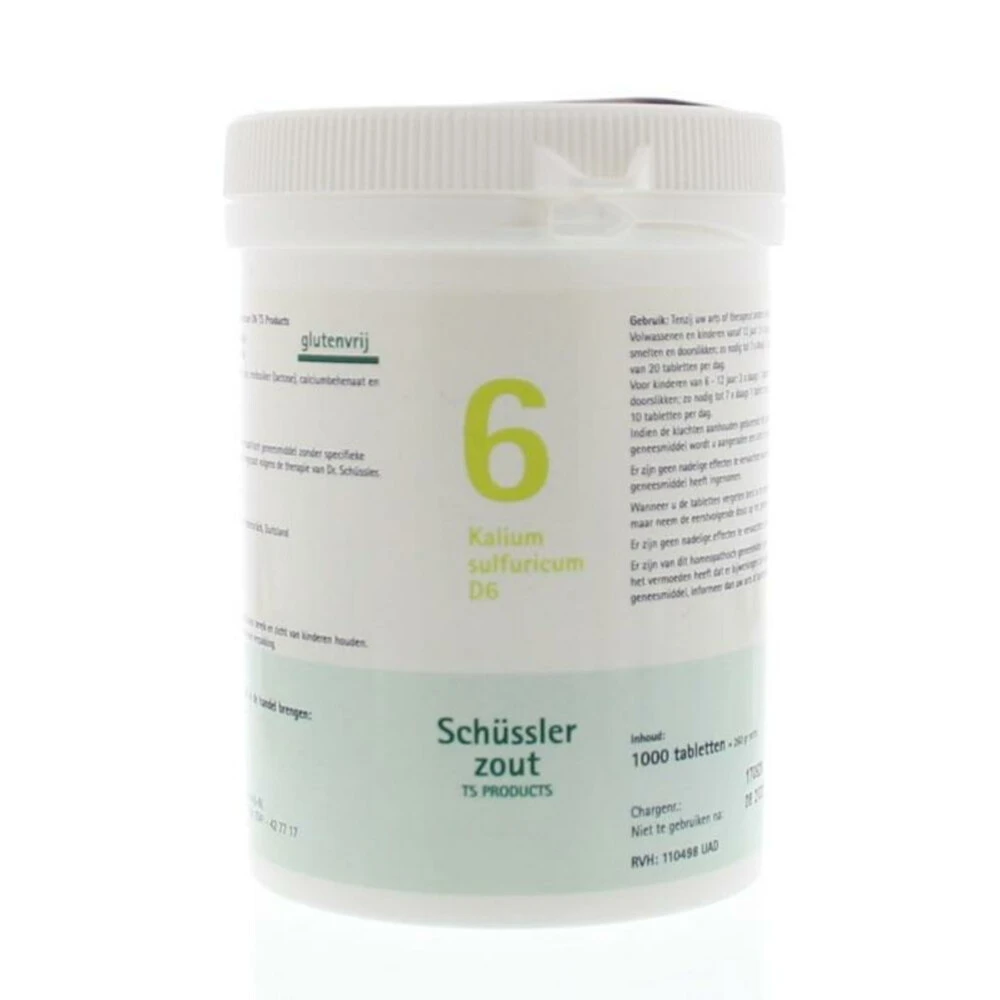 Pfluger Schussler Zout Nr 6 Kalium Sulfuric D6 1 Pfluger Schussler Zout Nr 6 Kalium Sulfuric D6
