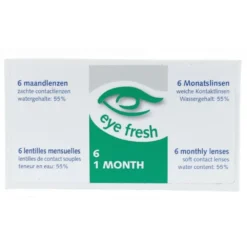 Eye Fresh Zachte Maandlenzen 6-pack -2,50