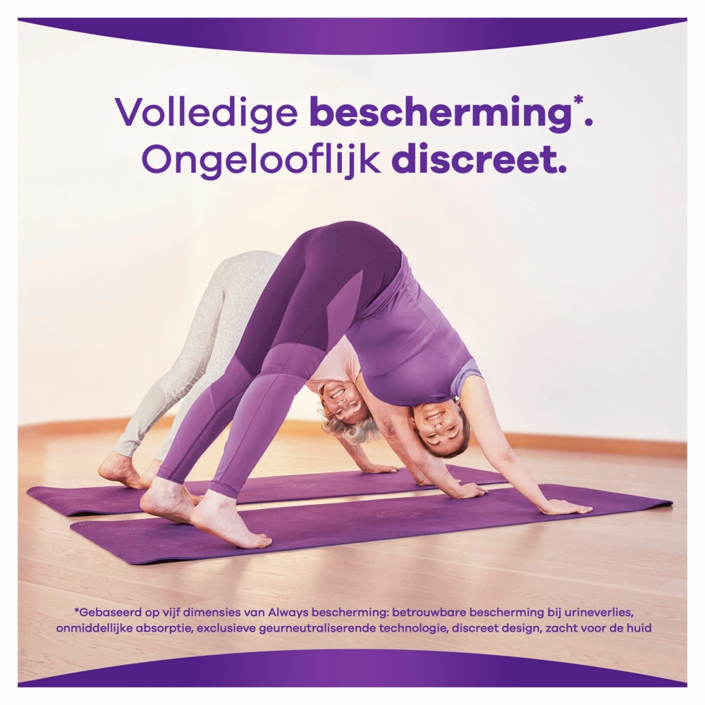 Always® 4x Always Discreet Night Small Plus Incontinentieverband Voor De Nacht 2 Always® 4x Always Discreet Night Small Plus Incontinentieverband Voor De Nacht - Afbeelding 2