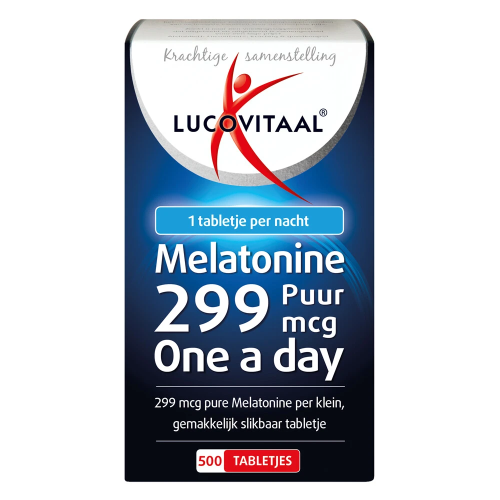 Lucovitaal Melatonine Puur 0.299mg 1 Lucovitaal Melatonine Puur 0.299mg