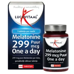 Lucovitaal Melatonine Puur 0.299mg 7 Lucovitaal Melatonine Puur 0.299mg -Gezondheidsproducten Winkel 982041 4