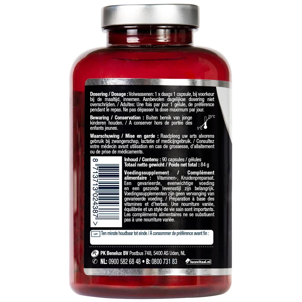 Lucovitaal Super Kurkuma X-tra Krachtig 4 Lucovitaal Super Kurkuma X-tra Krachtig - Afbeelding 4