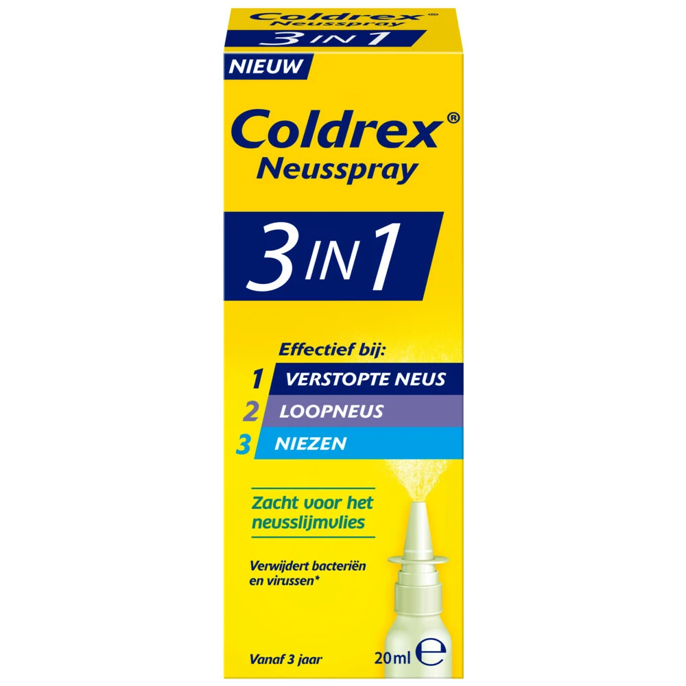 3x Coldrex Neusspray 3 In 1 1 3x Coldrex Neusspray 3 In 1