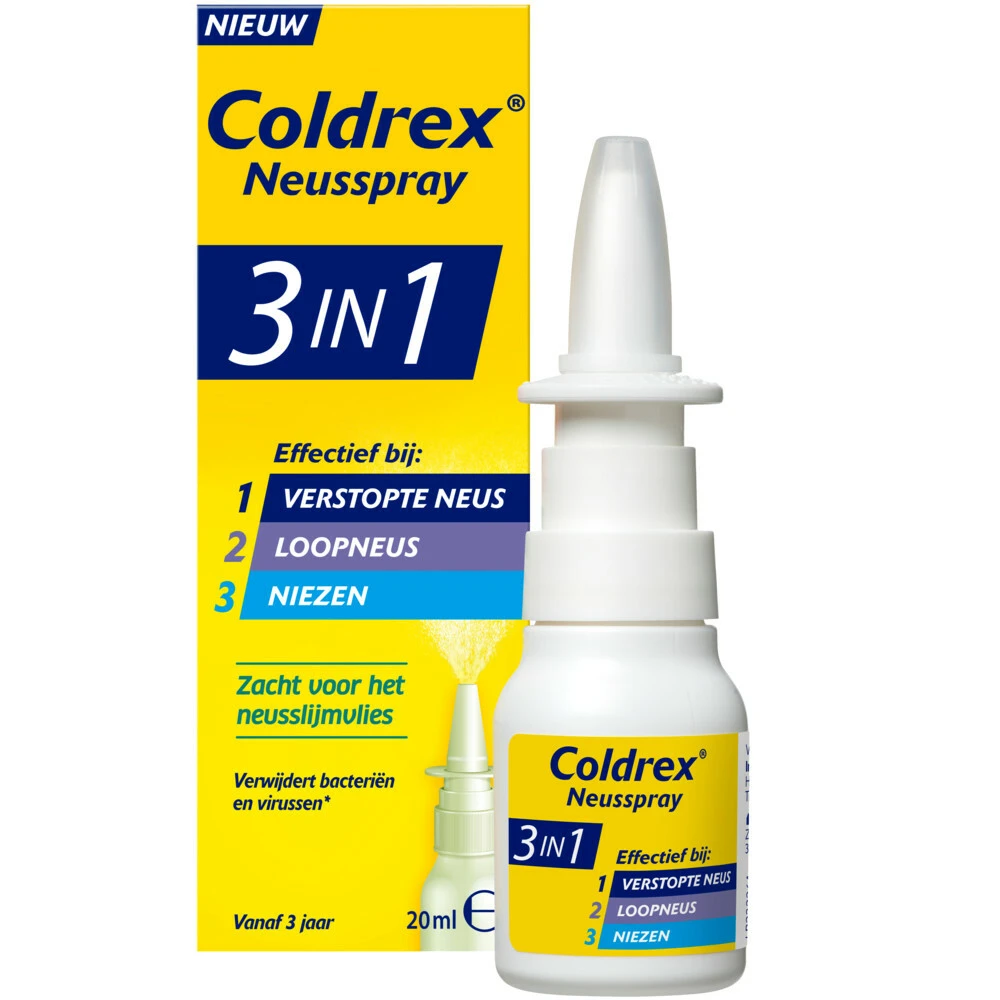 3x Coldrex Neusspray 3 In 1 2 3x Coldrex Neusspray 3 In 1 - Afbeelding 2