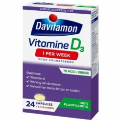 Davitamon Davitamon Vitamine D 1 Per Week 100% Plantaardig -Gezondheidsproducten Winkel 1008735 3