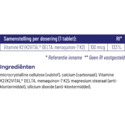 Vitakruid Vitamine K2 100 Mcg -Gezondheidsproducten Winkel 1023938 4