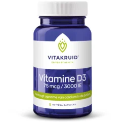 Vitakruid Vitamine D3 75 Mcg 3000Ie