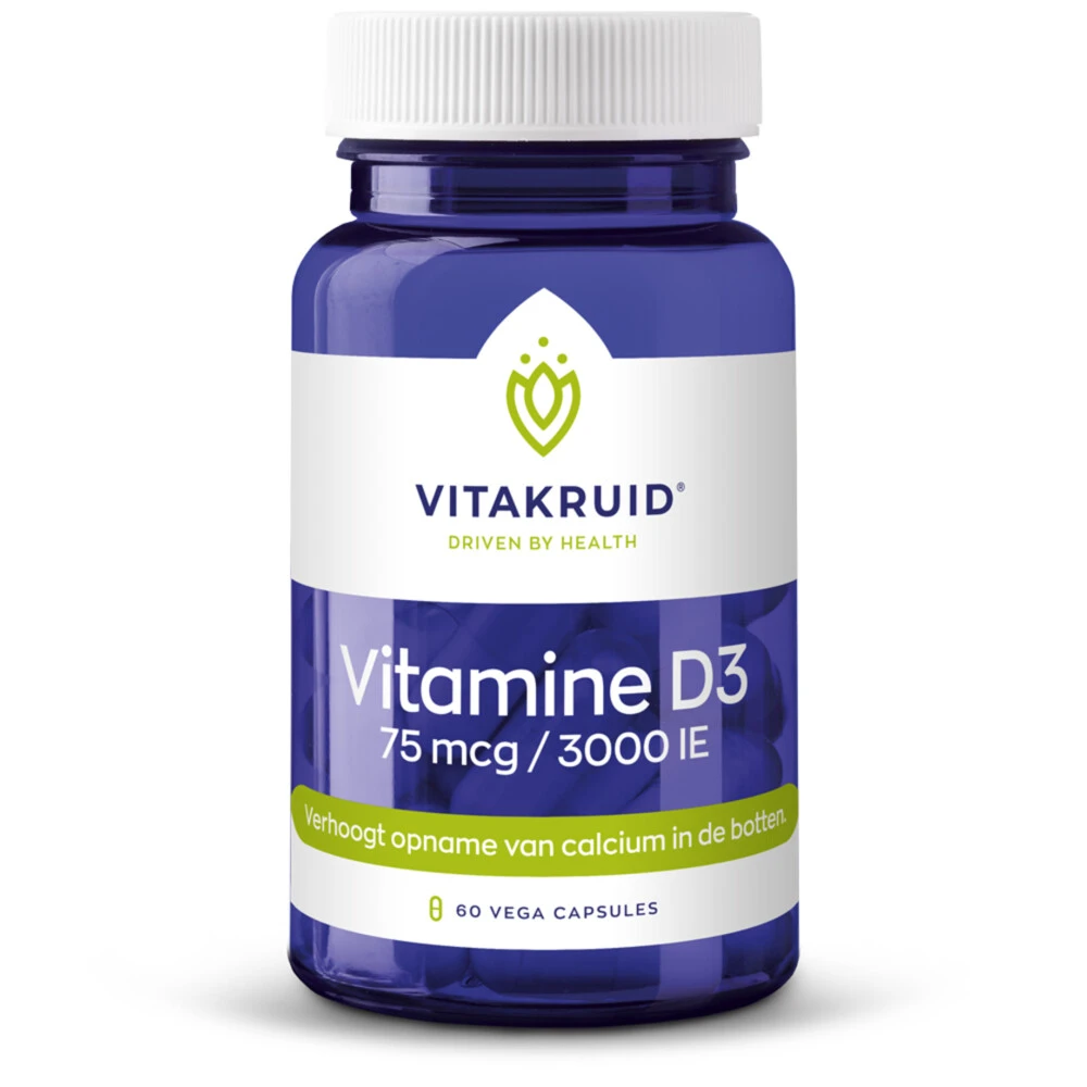 Vitakruid Vitamine D3 75 Mcg 3000Ie 1 Vitakruid Vitamine D3 75 Mcg 3000Ie