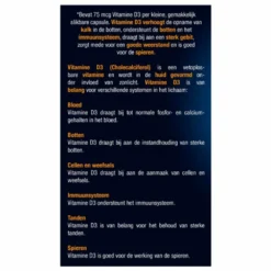 3x Lucovitaal Vitamine D3 D3 75mcg (3000IE) Forte -Gezondheidsproducten Winkel 1067598 4