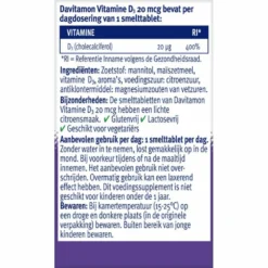 2x Davitamon Vitamine D3 Forte -Gezondheidsproducten Winkel 968825 4
